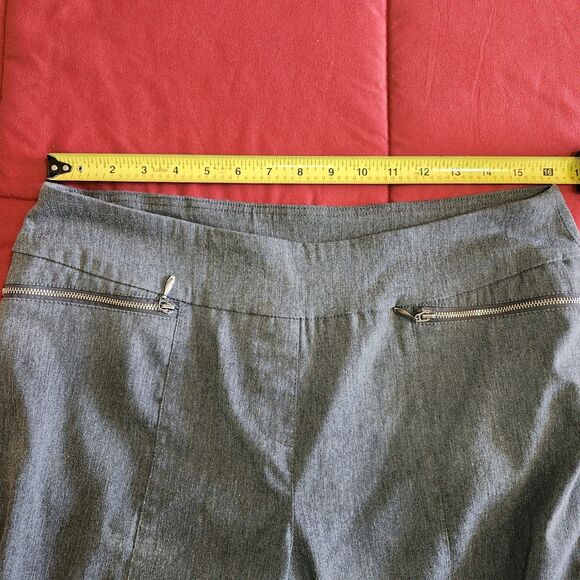 Westbound Women's Pull-On Stretch Pants Front Zipper Pockets Workwear Size 12 - Picture 6 of 9